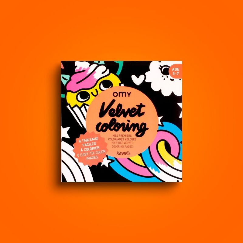 Omy Velvet Coloring - Kawaii Omy Velvet Coloring - Kawaii
