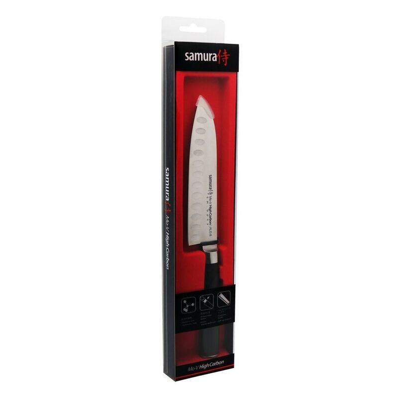 Samura MO-V Small Santoku Knife (5.4-Inches/138mm) Samura MO-V Small Santoku Knife (5.4-Inches/138mm)