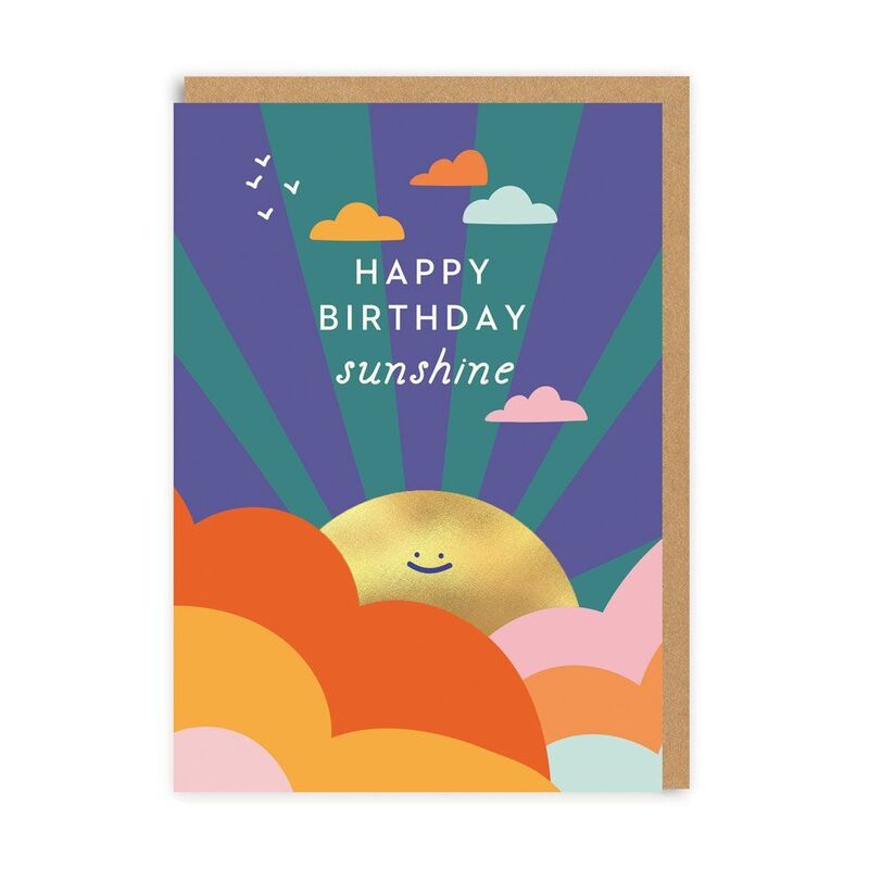Ohh Deer Happy Birthday Sunshine Greeting Card (A6) Ohh Deer Happy Birthday Sunshine Greeting Card (A6)
