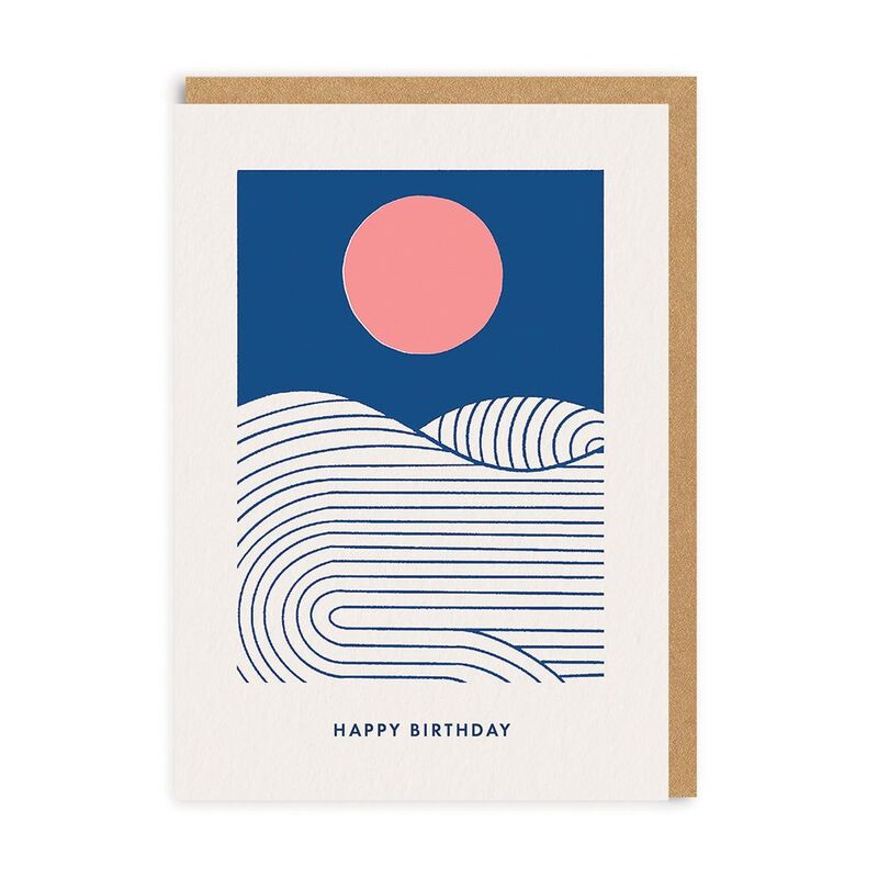 Ohh Deer Happy Birthday Sun And Sea Greeting Card (A6) Ohh Deer Happy Birthday Sun And Sea Greeting Card (A6)