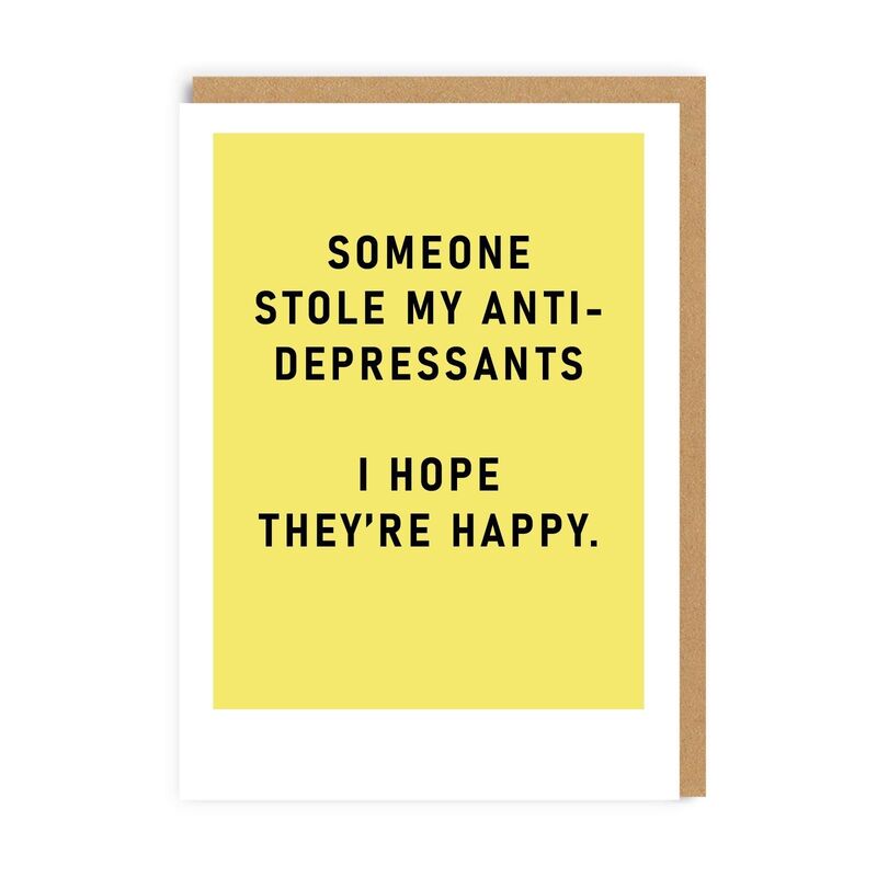 Ohh Deer Anti Depressants Greeting Card (A6) Ohh Deer Anti Depressants Greeting Card (A6)