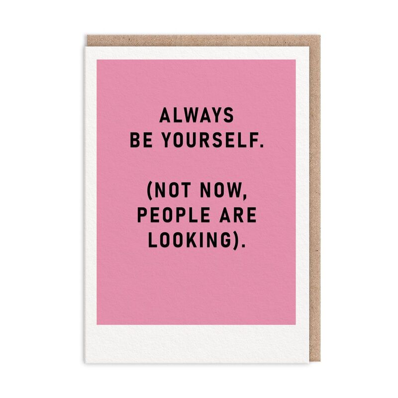Ohh Deer Always Be Yourself Greeting Card (A6) Ohh Deer Always Be Yourself Greeting Card (A6)