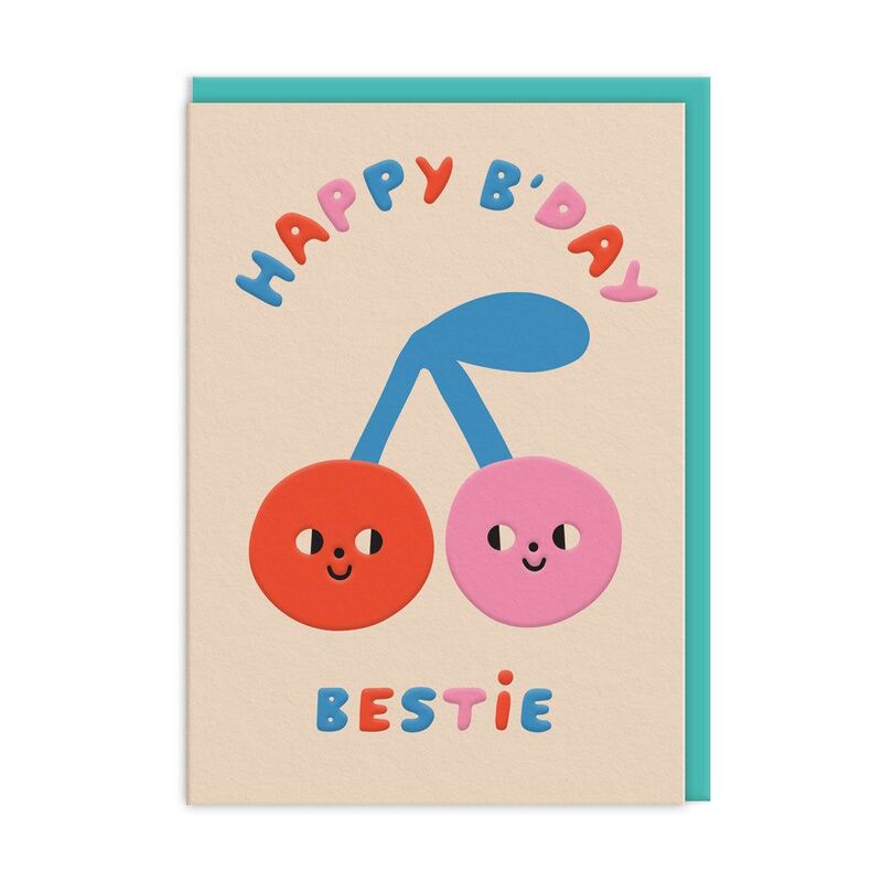 Ohh Deer Happy Birthday Cherries (10447) Greeting Card (A6) Ohh Deer Happy Birthday Cherries (10447) Greeting Card (A6)