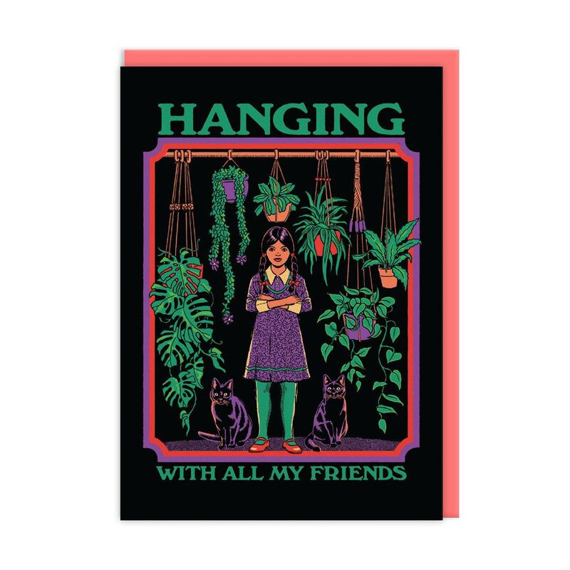Ohh Deer Hanging With All My Friends Greeting Card (A6)