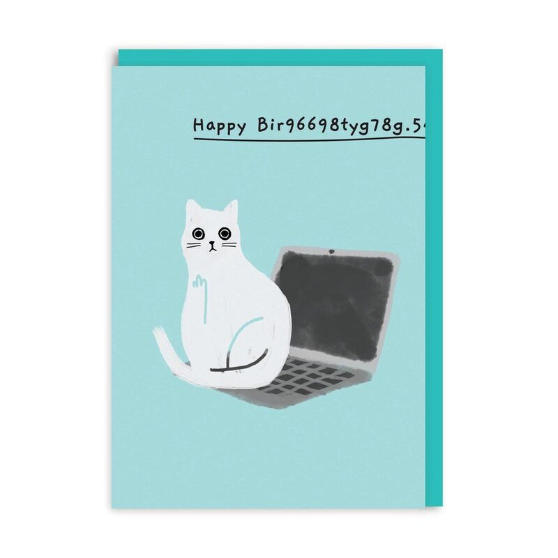 Ohh Deer Happy Bir9669 Laptop Greeting Card (A6) Ohh Deer Happy Bir9669 Laptop Greeting Card (A6)