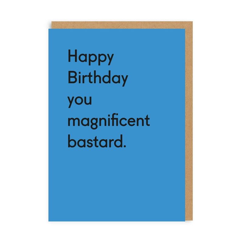 Ohh Deer Happy Birthday You Magnificent Bastard Greeting Card (A6) Ohh Deer Happy Birthday You Magnificent Bastard Greeting Card (A6)