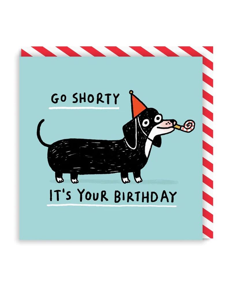 Ohh Deer Go Shorty Greeting Card (Sq) Ohh Deer Go Shorty Greeting Card (Sq)