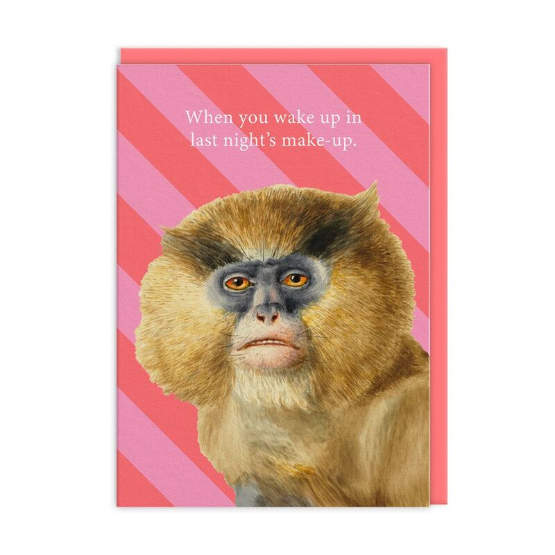 Ohh Deer Last Night's Make Up Greeting Card (12185) Greeting Card (A6)
