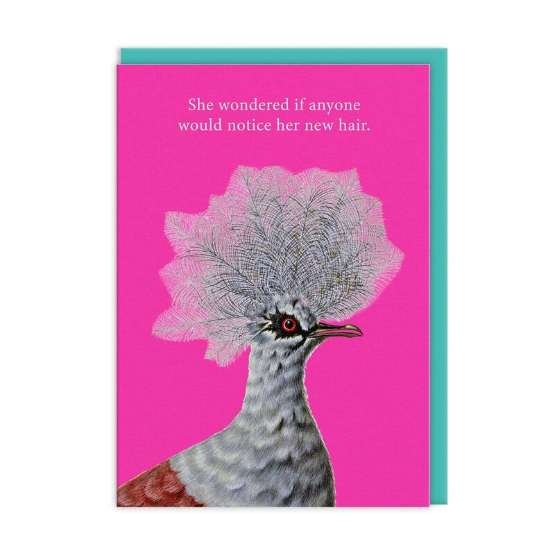Ohh Deer New Hair Greeting Card (12187) Greeting Card (A6)