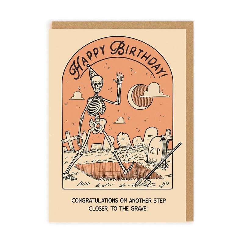 Ohh Deer Closer To The Grave Greeting Card (A6) Ohh Deer Closer To The Grave Greeting Card (A6)