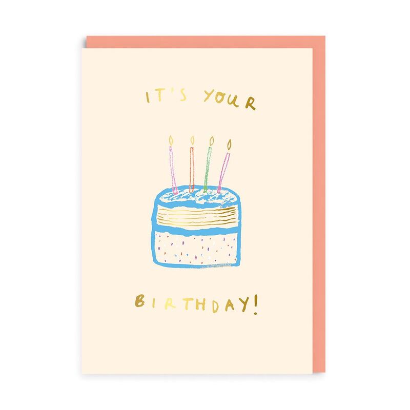 Ohh Deer It's Your Birthday Cake Greeting Card (A6)