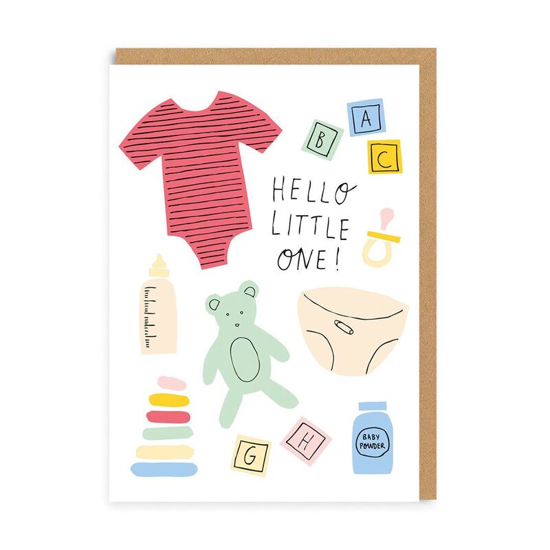 Ohh Deer Hello Little One Icons Greeting Card (A6)