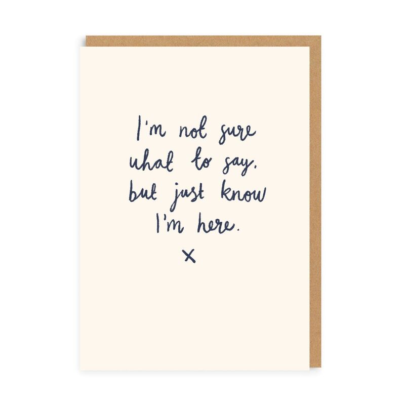 Ohh Deer Know I'M Here Greeting Card (A6)