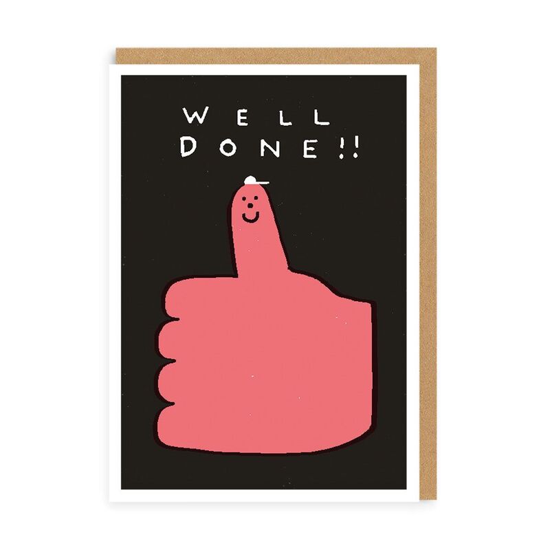 Ohh Deer Well Done Thumbs Up Greeting Card (A6)