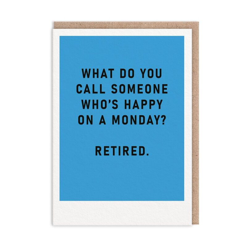 Ohh Deer Happy Monday (9835) Greeting Card (A6)