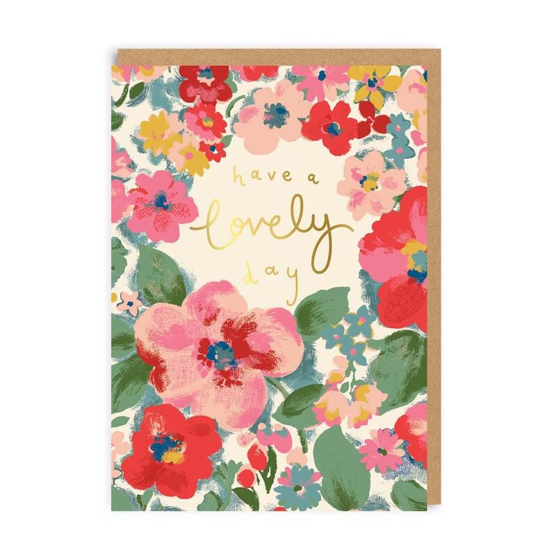Ohh Deer Have A Lovely Day Premium Greeting Card (A6)