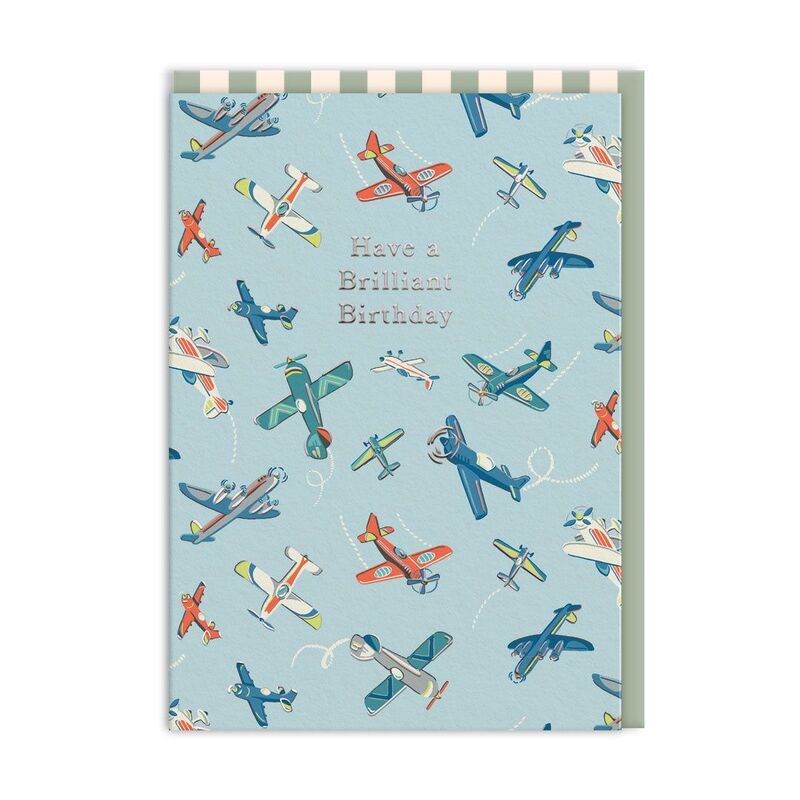 Ohh Deer Brilliant Birthday Planes (11505) Premium Greeting Card (A6) Ohh Deer Brilliant Birthday Planes (11505) Premium Greeting Card (A6)