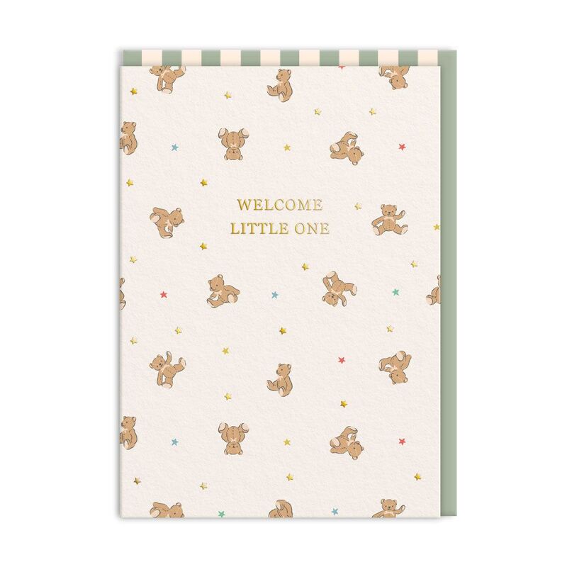 Ohh Deer Welcome Little One Bears (11525) Premium Greeting Card (A6) Ohh Deer Welcome Little One Bears (11525) Premium Greeting Card (A6)