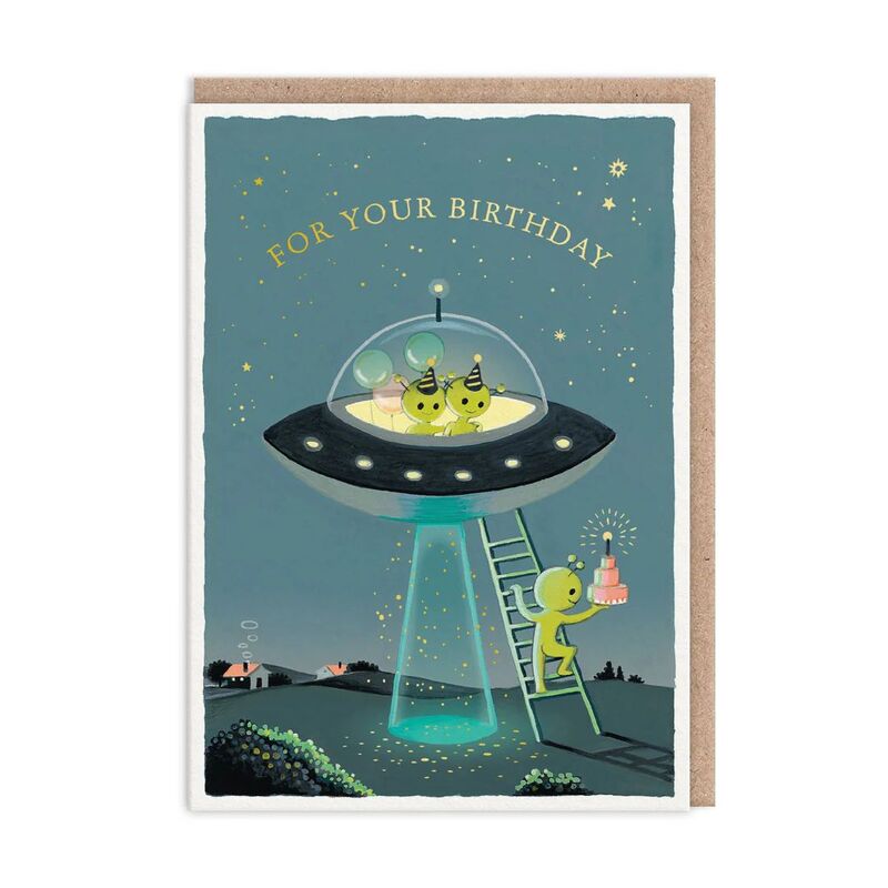 Ohh Deer Aliens Greeting Card (12248) Premium Greeting Card (A6) Ohh Deer Aliens Greeting Card (12248) Premium Greeting Card (A6)