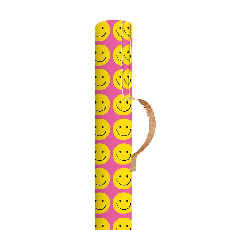 Ohh Deer Smiley Roll Wrap (10618) Roll Wrap Single Roll Ohh Deer Smiley Roll Wrap (10618) Roll Wrap Single Roll