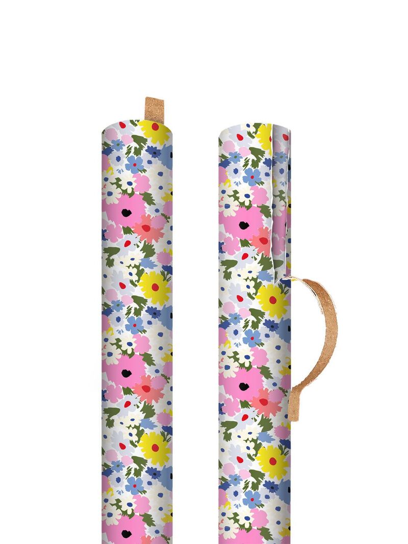 Ohh Deer Floral Repeat Roll Wrap (12402) Roll Wrap Single Roll Ohh Deer Floral Repeat Roll Wrap (12402) Roll Wrap Single Roll