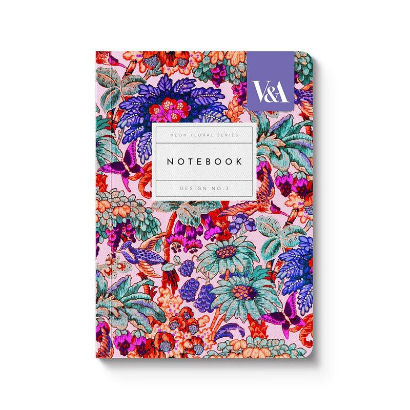Ohh Deer Neon Floral Coral Jungle Premium Perfect Bound Notebook (A6) (12547) Premium Paperback Notebook (A6)