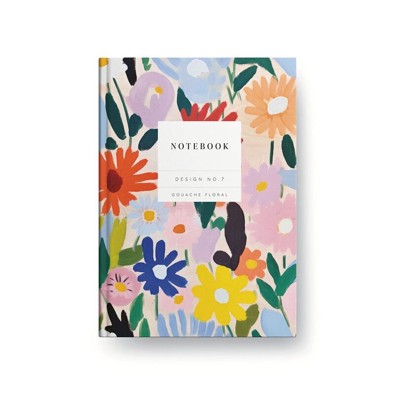 Ohh Deer Design No.7 Gouache Floral (10579) Premium Hardback Notebook (A5) Ohh Deer Design No.7 Gouache Floral (10579) Premium Hardback Notebook (A5)