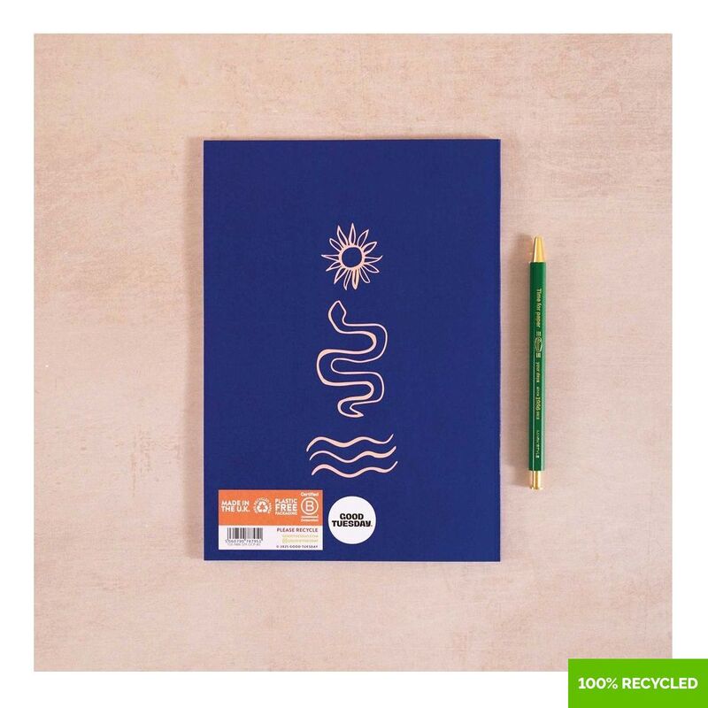 Good Tuesday A5 Ocean Paradise Notebook 100% Recycled Good Tuesday A5 Ocean Paradise Notebook 100% Recycled