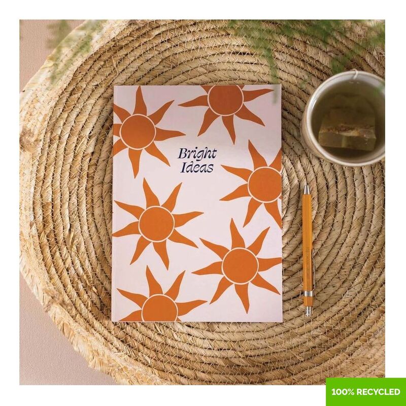 Good Tuesday A5 Sunbeam Notebook 100% Recycled Good Tuesday A5 Sunbeam Notebook 100% Recycled