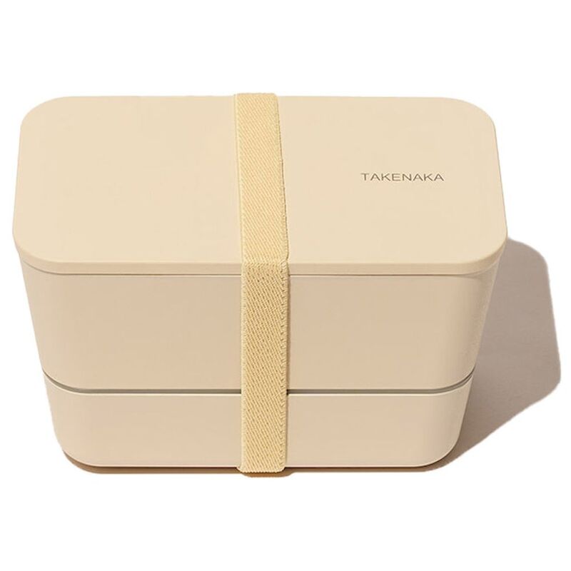 Takenaka Bento Flat Dual - White Eggshell