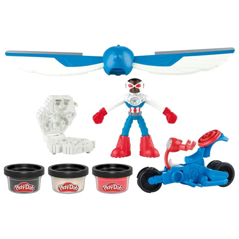 Hasbro Play-Doh Captain America Moto-Slicer Playset