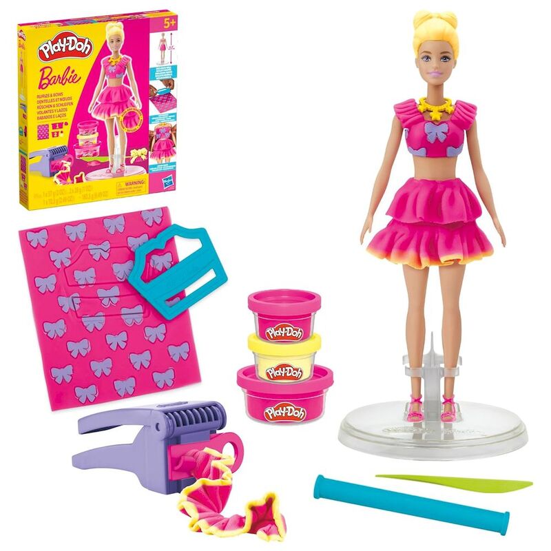 Hasbro Play-Doh Barbie Ruffles And Bows Playset
