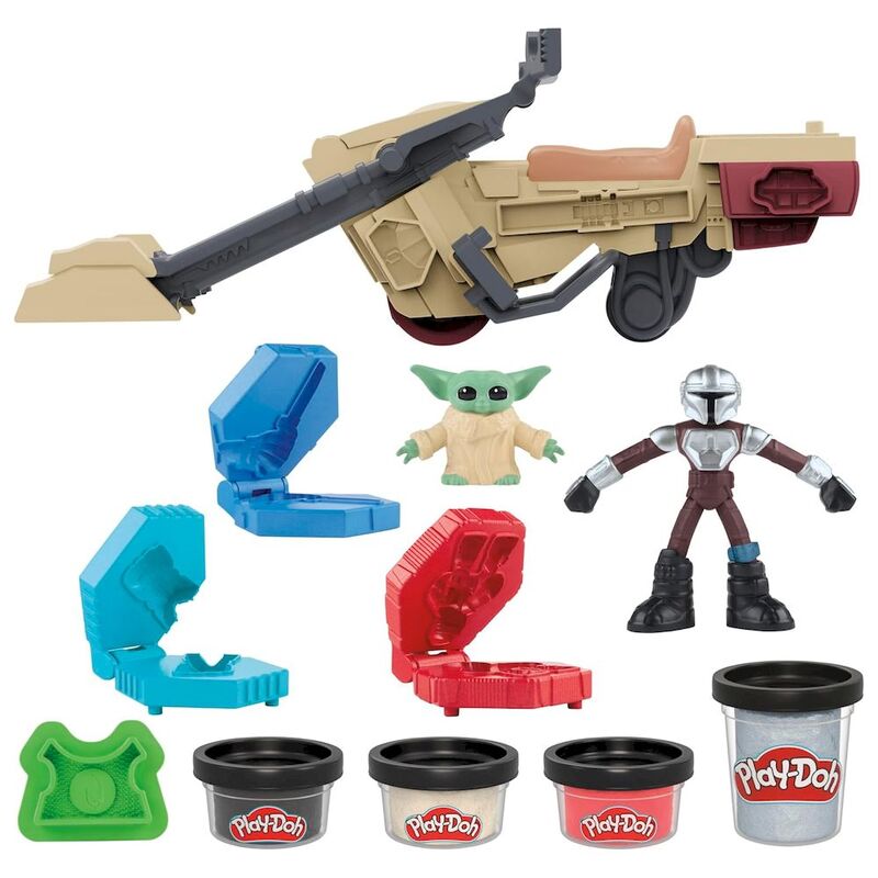 Hasbro Play-Doh Star Wars The Mandalorian Launching Speeder Playset Hasbro Play-Doh Star Wars The Mandalorian Launching Speeder Playset