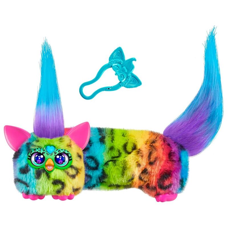 Hasbro Furby DJ Furblet Rain Bow Electronic Plush Toy