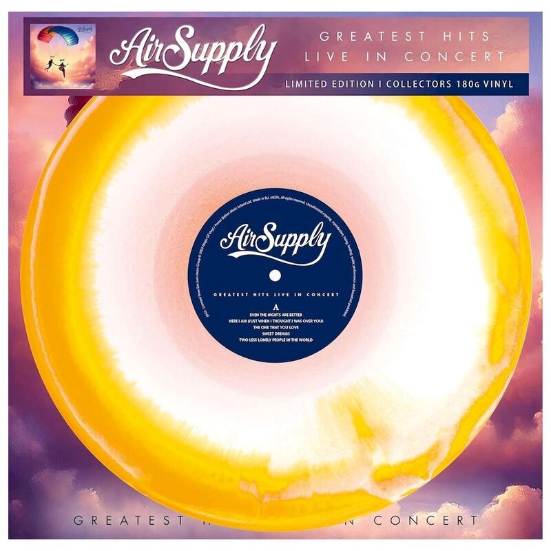 Greatest Hits Live In Concert (Individually Numbered) (Limited To 1111 Worldwide) (Swirl Colored Vinyl)|Air Supply