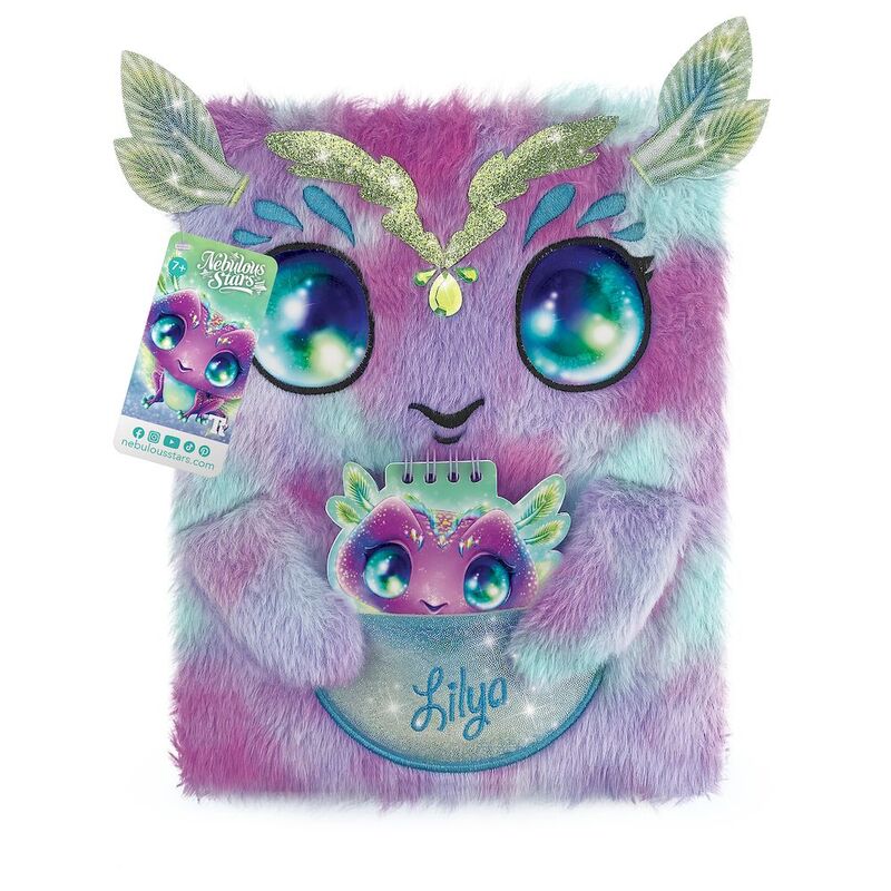 Nebulous Stars Large Fuzzy Notebook - Lilya Nebulous Stars Large Fuzzy Notebook - Lilya