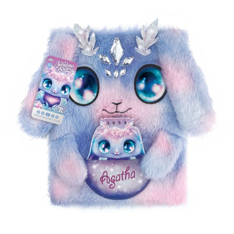 Nebulous Stars Large Fuzzy Notebook - Agatha Nebulous Stars Large Fuzzy Notebook - Agatha
