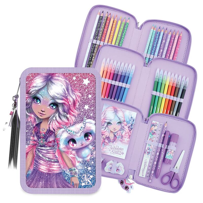 Nebulous Stars 3-Tier Pencil Case - Estrelia & Astria Nebulous Stars 3-Tier Pencil Case - Estrelia & Astria