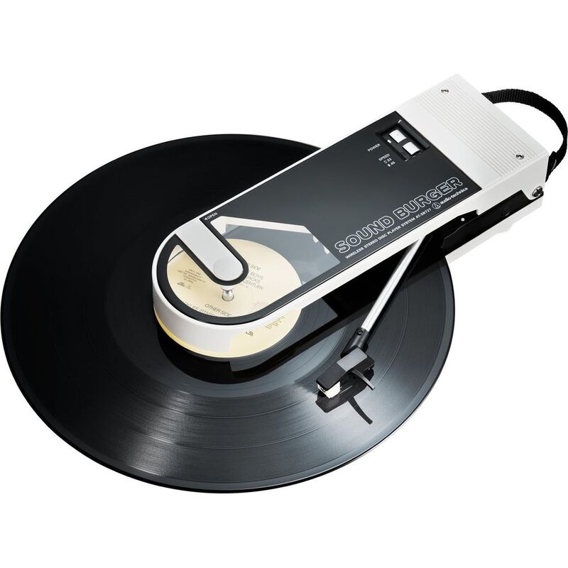 Audio-Technica At-Sb727 Sound Burger Bluetooth Turntable - White Audio-Technica At-Sb727 Sound Burger Bluetooth Turntable - White