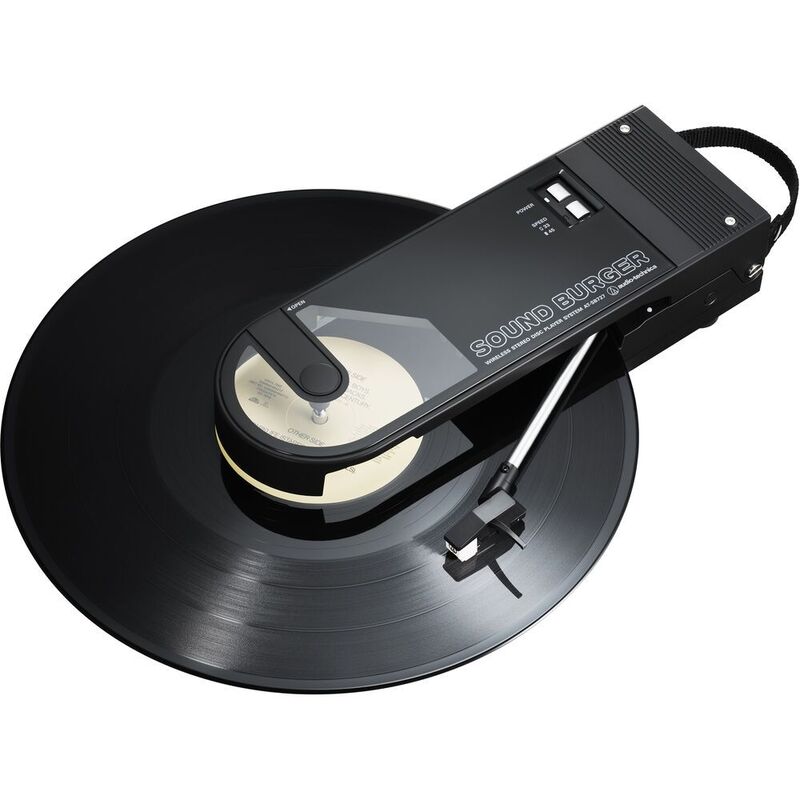Audio-Technica At-Sb727 Sound Burger Bluetooth Turntable - Black Audio-Technica At-Sb727 Sound Burger Bluetooth Turntable - Black