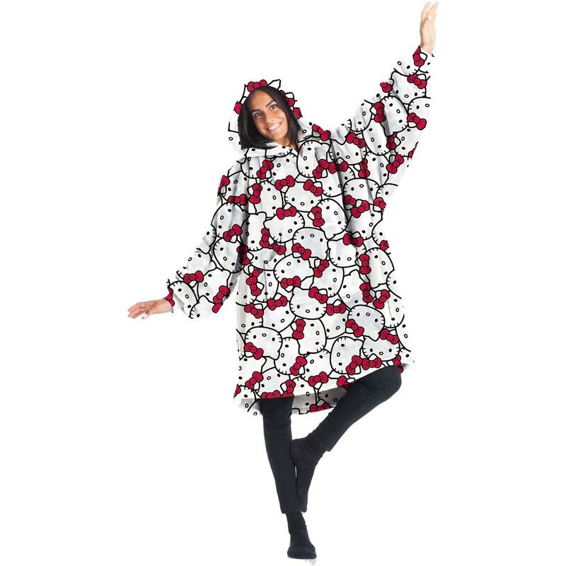 Kanguru Hoodie Wearable Blanket - Hello Kitty