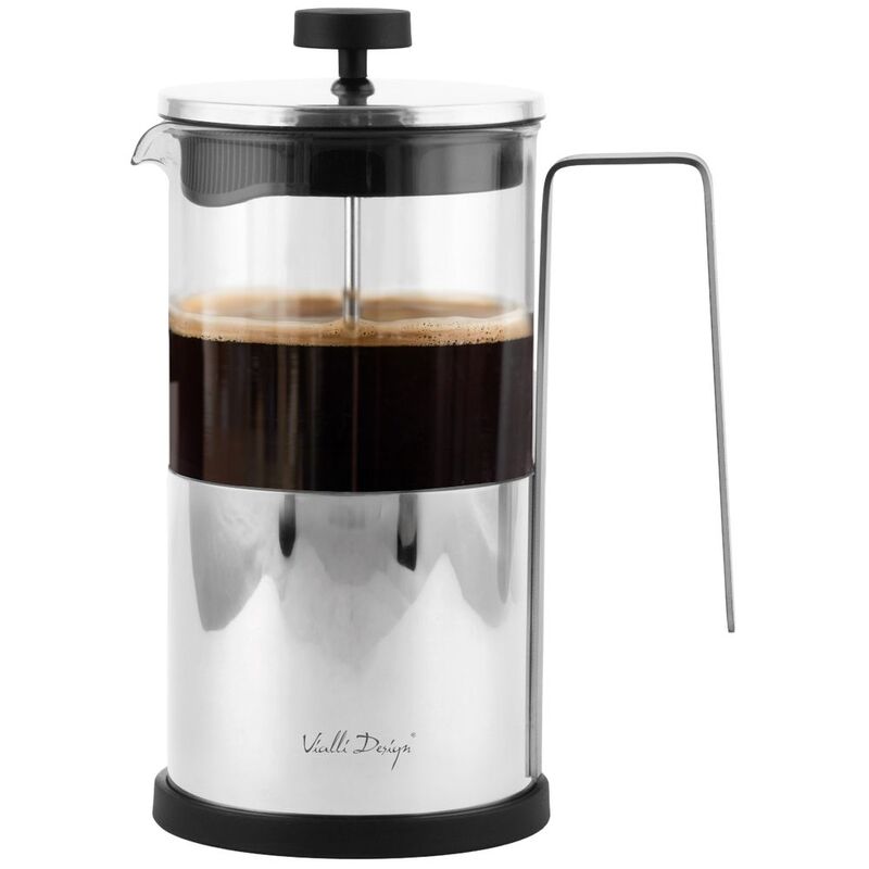 Vialli Design Coffee And Tea Maker 1000 ml Silver Diamante Vialli Design Coffee And Tea Maker 1000 ml Silver Diamante