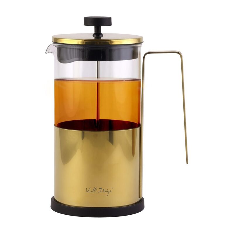 Vialli Design Coffee And Tea Maker 1000 ml Gold Diamante Vialli Design Coffee And Tea Maker 1000 ml Gold Diamante