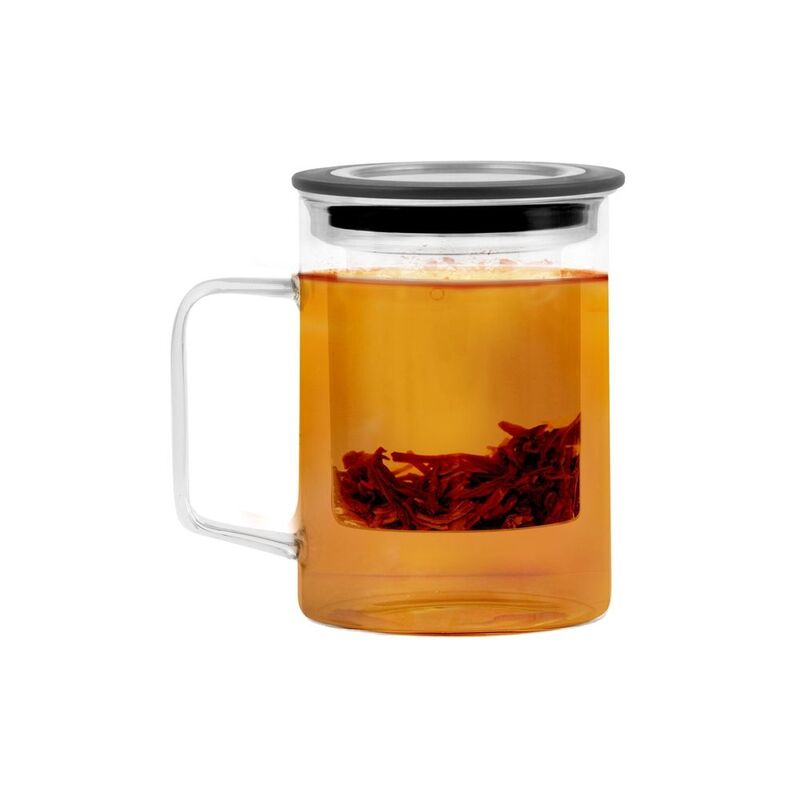Vialli Design Double Wall Glass With Glass Infuser 300ml Diva Vialli Design Double Wall Glass With Glass Infuser 300ml Diva