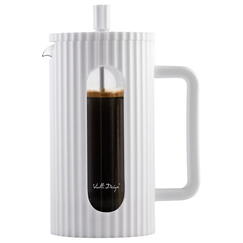 Vialli Design Coffee And Tea Maker 1000ml Livio White