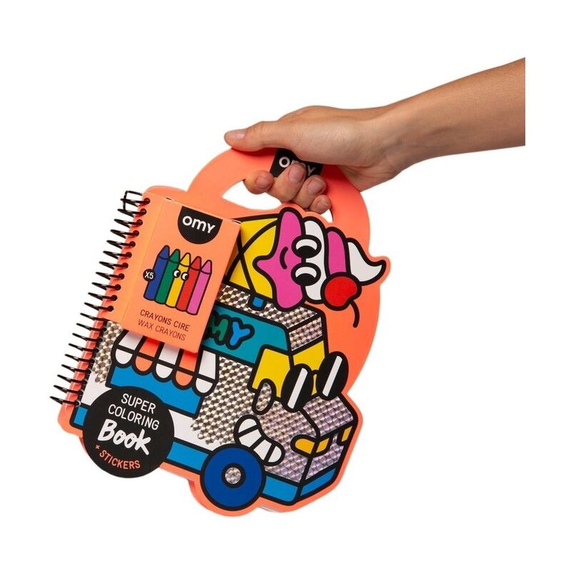 Omy Super Coloring & Stickers Book Yummy Omy Super Coloring & Stickers Book Yummy
