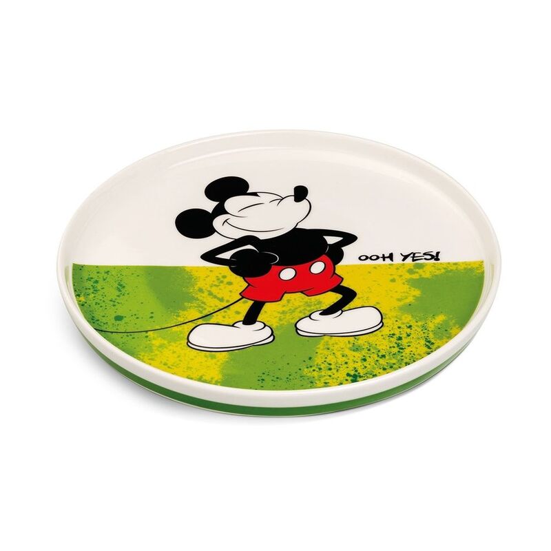 Egan Side Plate Mickey Mouse I Amgreen 20cm Egan Side Plate Mickey Mouse I Amgreen 20cm