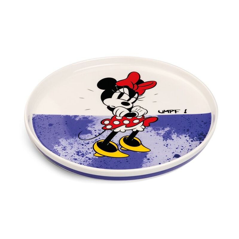 Egan Side Plate Minnie Mouse I Ampurple 20cm