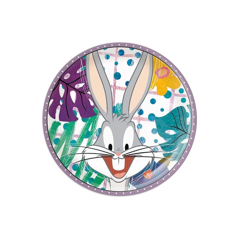 Egan Dessert Plate Bugs Bunny 19cm Egan Dessert Plate Bugs Bunny 19cm