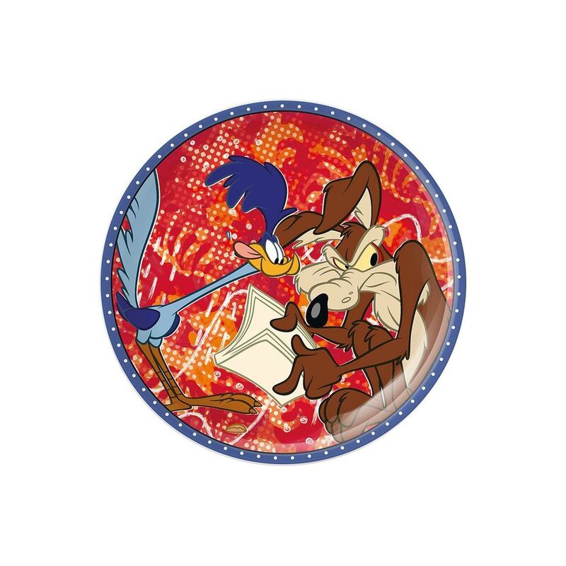 Egan Dessert Plate Wile E. Coyote And The Road Runner 19cm Egan Dessert Plate Wile E. Coyote And The Road Runner 19cm